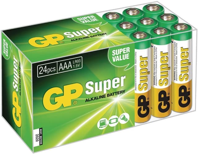 GP Super Alkaline box 24 AAA (03015AB24)