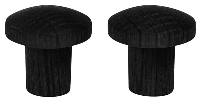 Träknopp Ø 25 mm - svart