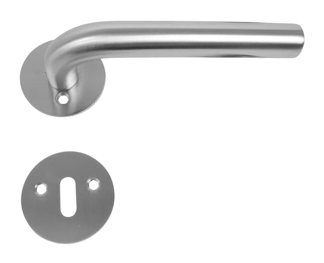 Dörrhandtag 19 mm L-handtag DESIGN - rostfritt stål