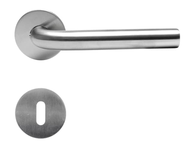 Dörrhandtag 19 mm L-rostfritt