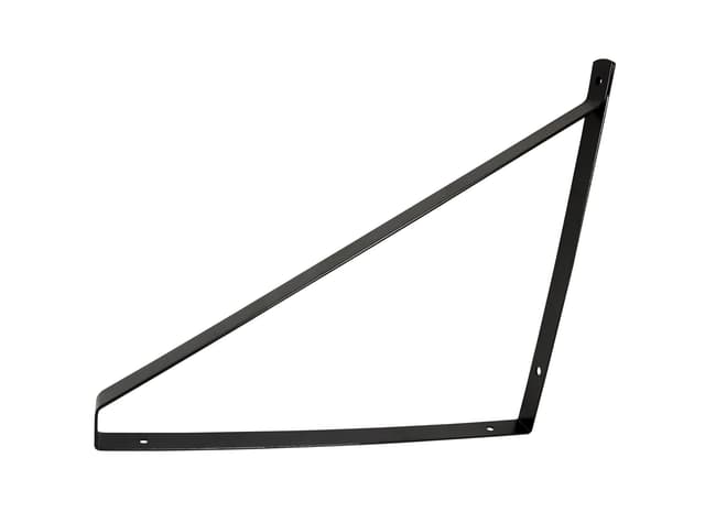 Hylleknekt matt svart 200 mm