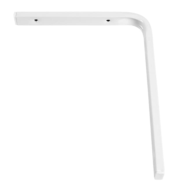 Hylleknekt F-profil 200x250 mm - hvit