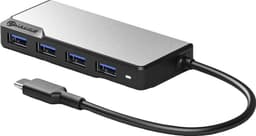 Alogic Fusion Swift 4-i-1 USB-C dockningsstation (rymdgrå)