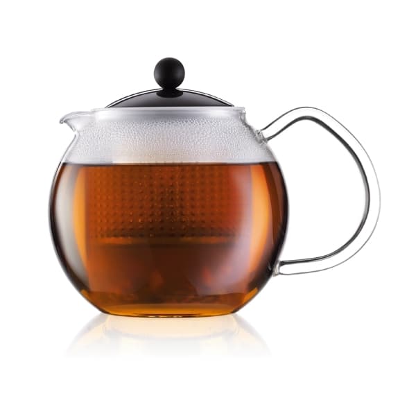 Bodum Tepress med glashandtag och färgat plastlock ASSAM 0.5 L