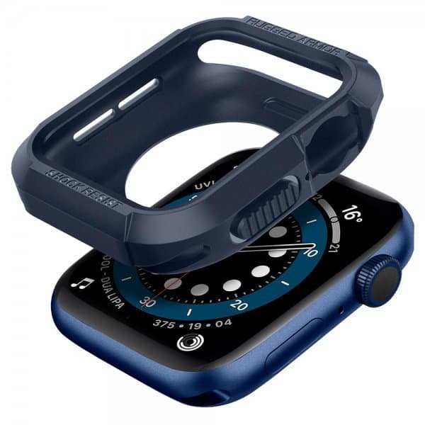 Spigen Apple Watch 40/41mm Skal Rugged Armor Navy Blue