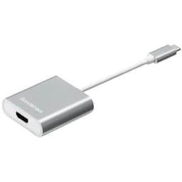 Sandstrøm USB-C till HDMI adapter (silver)