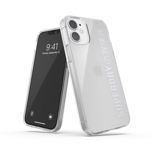 Superdry iPhone 12 Mini Skal Snap Case Clear Silver