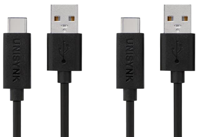 Unisynk USB-C 2.0 kabel (2-pack)