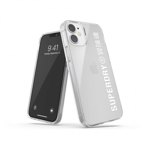 Superdry iPhone 12 Mini Skal Snap Case Clear Vit