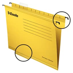 ESSELTE Hängmapp Standard A4 Gul 25-pack