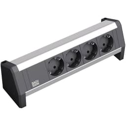 Bachmann 339.1000 Grenuttag 4x Svart, Aluminium