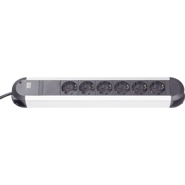 Bachmann 331.010 Grenuttag 6x Aluminium, Svart