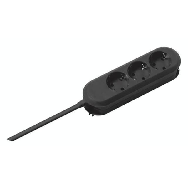 Bachmann 385.170 Grenuttag Svart Skyddskontakt