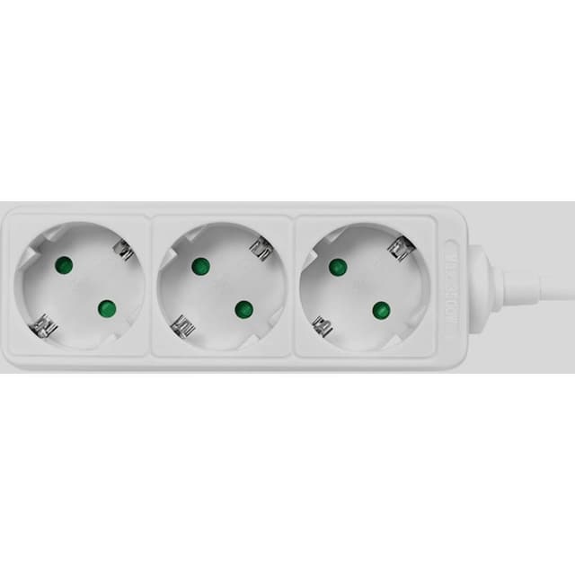 LogiLink LPS205 Grenuttag Vit Skyddskontakt