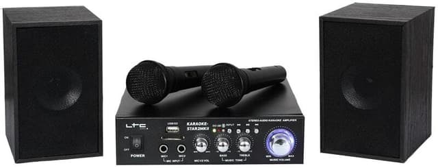 Karaoke set med 2 x mikrofoner