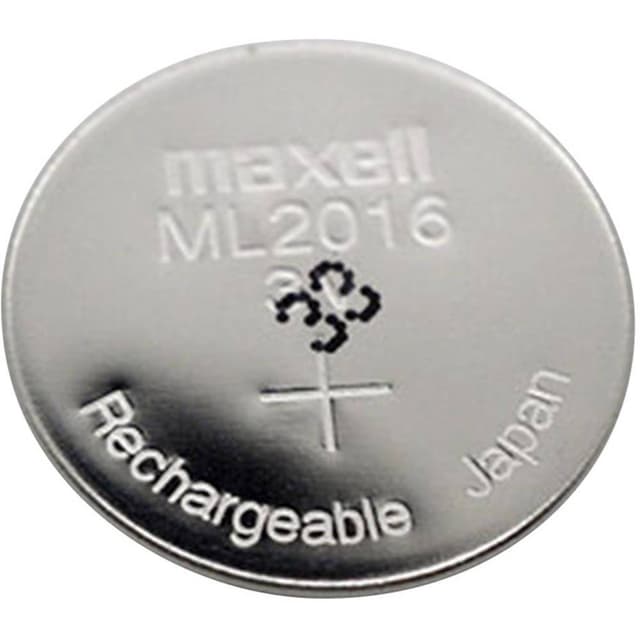 Maxell ML2016 Laddbart batteri Knappcell ML 2016 Litium