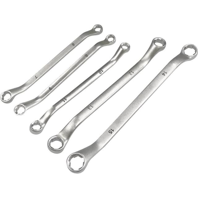 Dubbelskruvnyckelsats 6 - 15 mm Kunzer 7SLS05