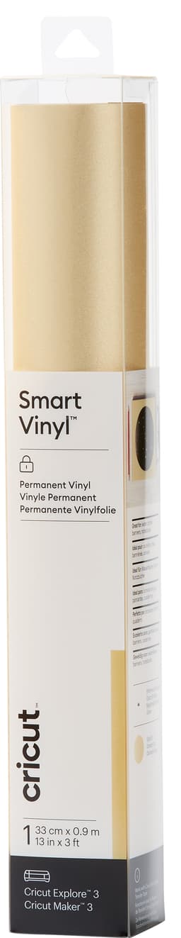 Cricut Smart Vinyl Permanent ark 33 x 91cm (guld)