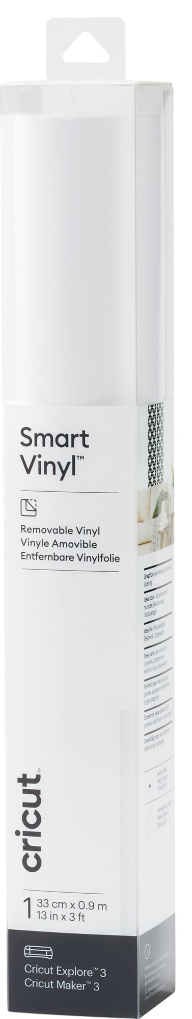Cricut Smart Vinyl Removable ark 33 x 91 cm (vit)