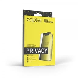 Copter iPhone 6/6S Plus/iPhone 7 Plus/iPhone 8 Plus Skärmskydd Exoglass Curved Privacy Vit