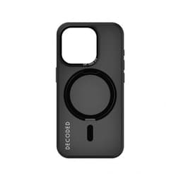Decoded iPhone 15 Pro Skal Recycled Plastic Transparant Loop Stand Back Cover Svart