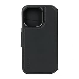 Decoded iPhone 15 Pro Fodral Leather Detachable Wallet Svart