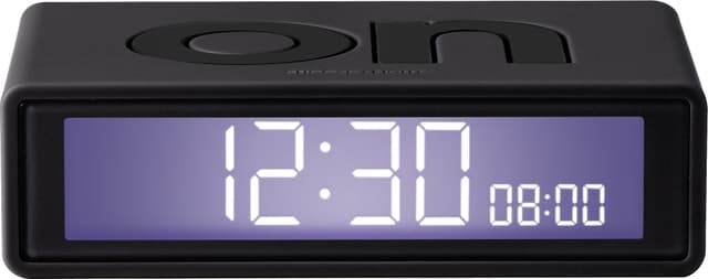 Lexon Flip Mini väckarklocka LR158G3 (mörkgrå)