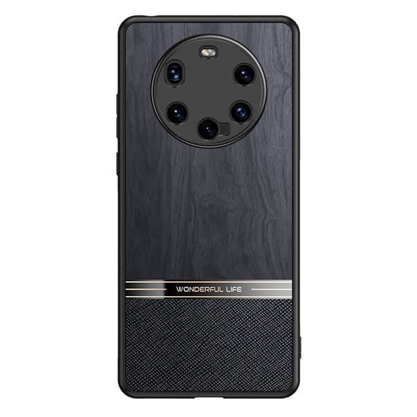 Stötsäkert mobilskal med trämotiv till Huawei Mate 40 Pro+