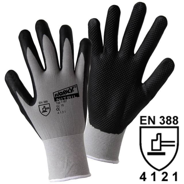 Nylon Arbetshandske Storlek (handskar): 11, XXL EN 388