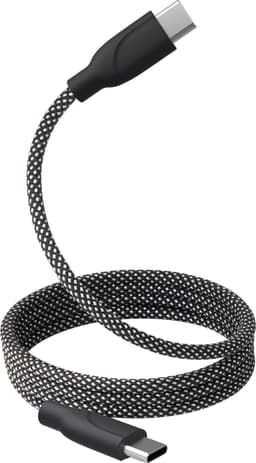 Sandstrøm magnetisk USB-C- till USB-C-kabel 1 m (svart)