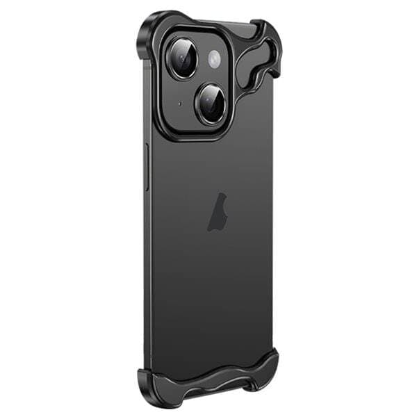 Hörnskydd i metall till iPhone 14 Plus - Svart