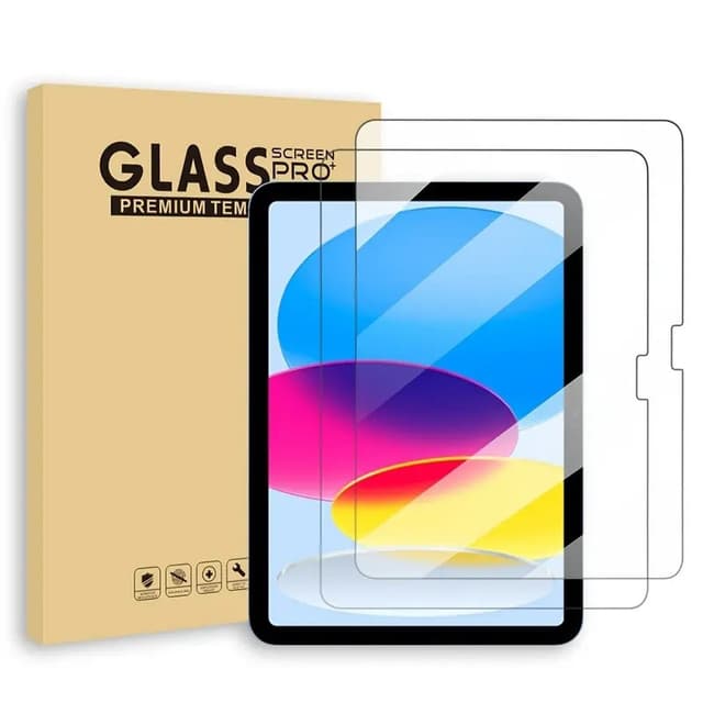 2.5D skärmskydd i härdat glas för iPad (2-pack) iPad 10 10,9 tum