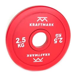Kraftmark Change Plates, Viktskivor gummerade 2,5 kg