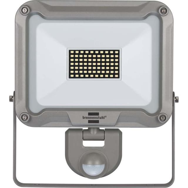 LED-Strålkastare JARO 5050 P (LED utomhusspotlight för väggmontage, 50Wm, 4400lm, 6500K, IP54, med rörelsedetektor, tillverkad av högkvalitativt aluminium)