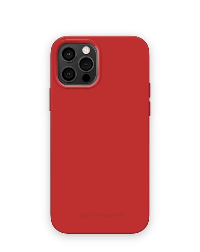 Silicone Case iPhone 12/12P Red