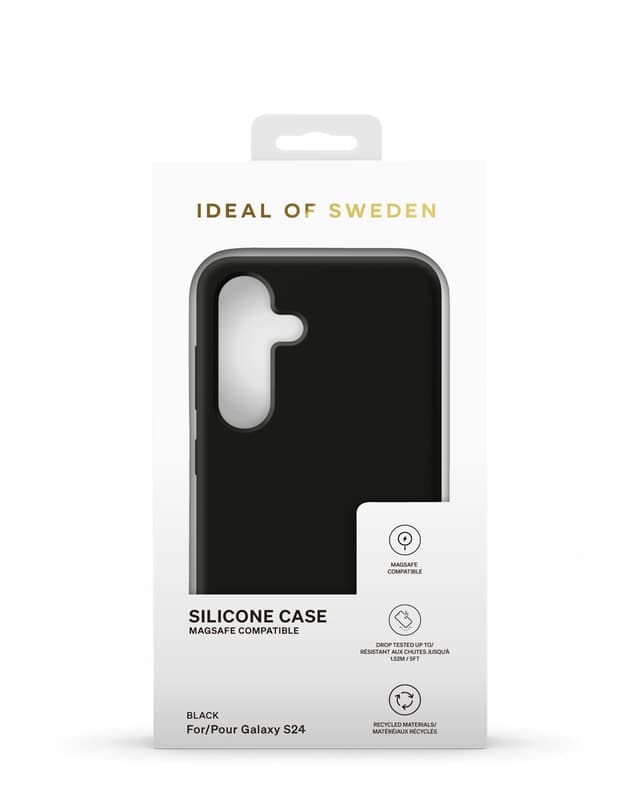 Silicone Case MagSafe Galaxy S24-S25 Black