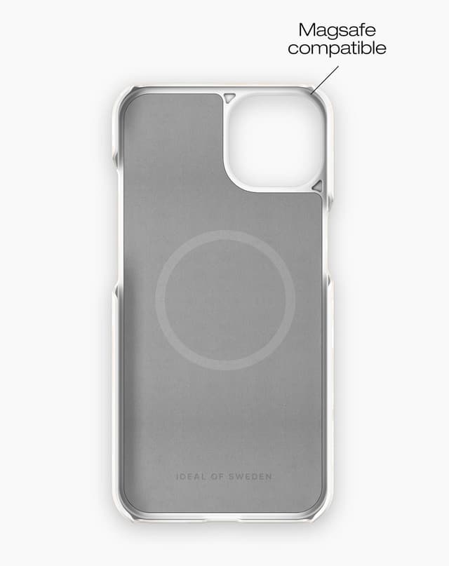 Printed Case MagSafe iPhone 14PL Rose Pearl Marble
