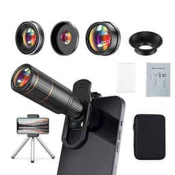 Telefonkamera 22X tele/205° fisheye/0,67X vidvinkelobjektiv/25X makroo