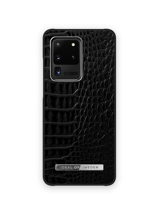 Atelier Case Galaxy S20 Ultra Neo Noir Croco Silvr