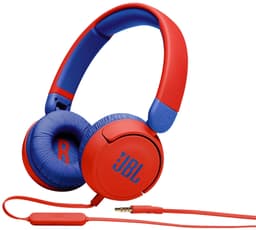 JBL Jr. 310 on-ear hörlurar (röd)