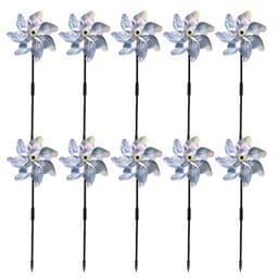 Vindsnurror / reflekterande fågelskrämmor 10-pack