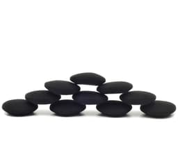 5 par öronkuddar för in-ear hörlurar Svart 48mm