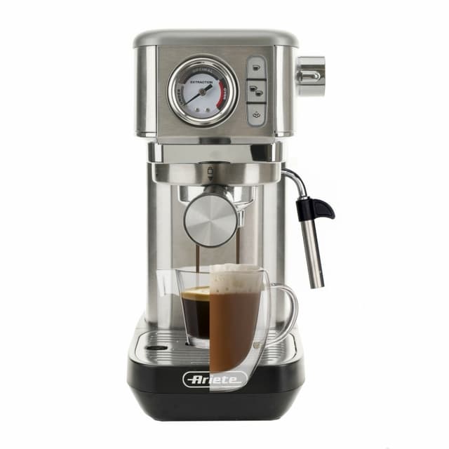 Ariete Slim Espresso Metal With Manometer/Metal