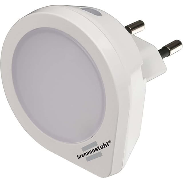 brennenstuhl LED-nattlampa med skymningssensor / nattljusuttag (skonsamt och diskret sockelljus med extremt låg strömförbrukning)