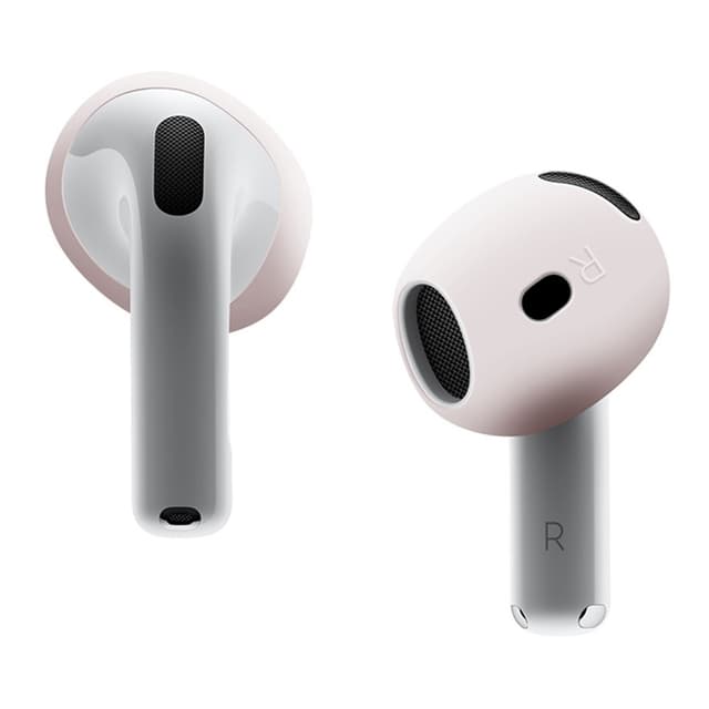 För AirPods 4 hörsnäckor Anti-slip silikonhölje Hörselkåpor Öronsnäckor - Rosa
