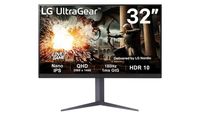 LG UltraGear 27GS60Q 27" välvd bildskärm gaming
