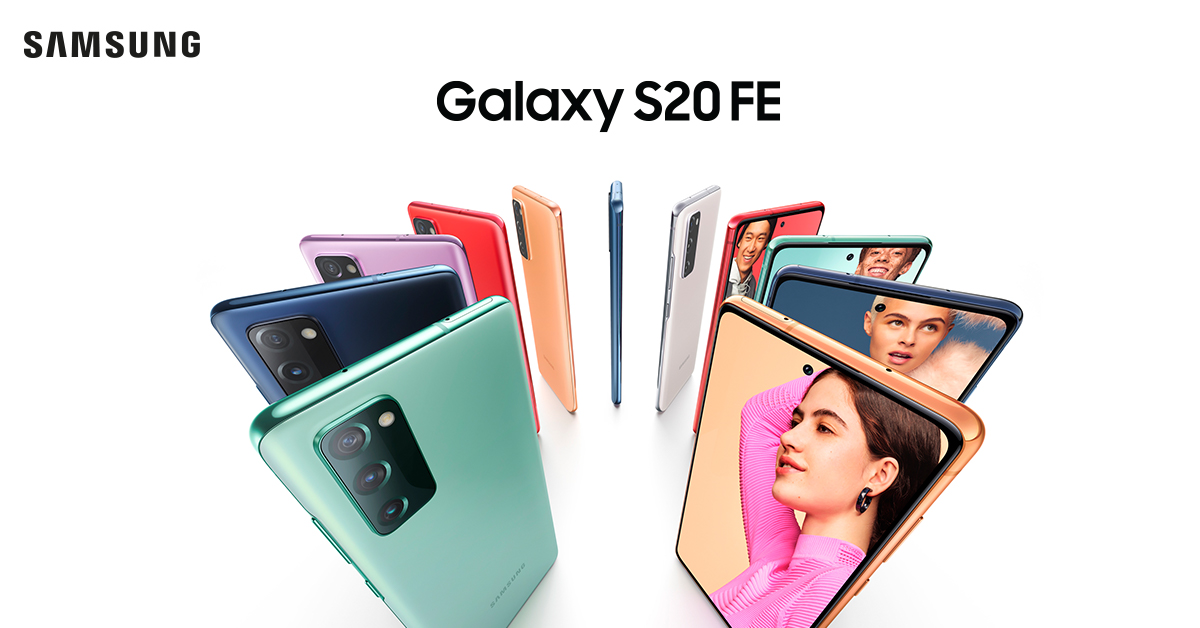 Galaxy S20 FE är utrustad med S20-seriens viktigaste och mest uppskattade funktioner - varken mer eller mindre Samsung Galaxy S20 FE i 6 olika färger
