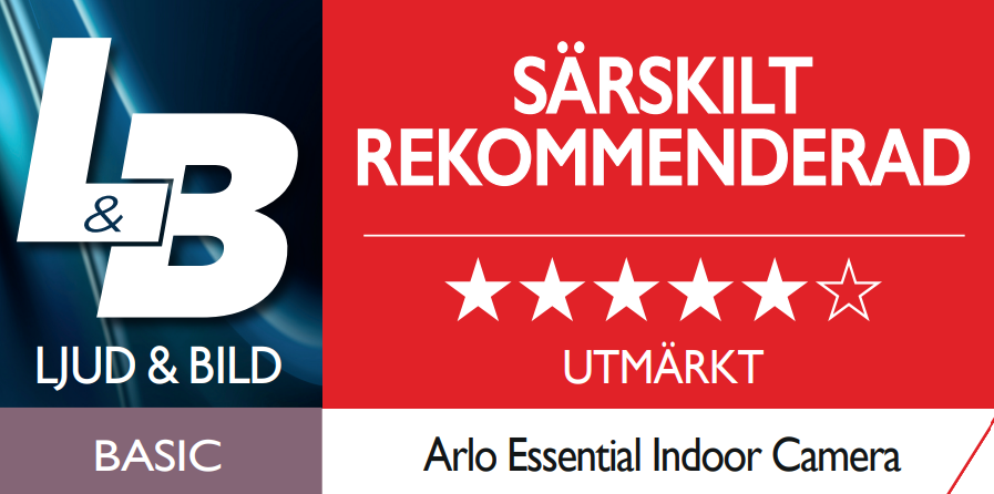 "Arlo Essential Indoor Camera är en billig övervakningskamera som ändå har koll på ett par viktiga detaljer, inte minst användarens privatliv!"