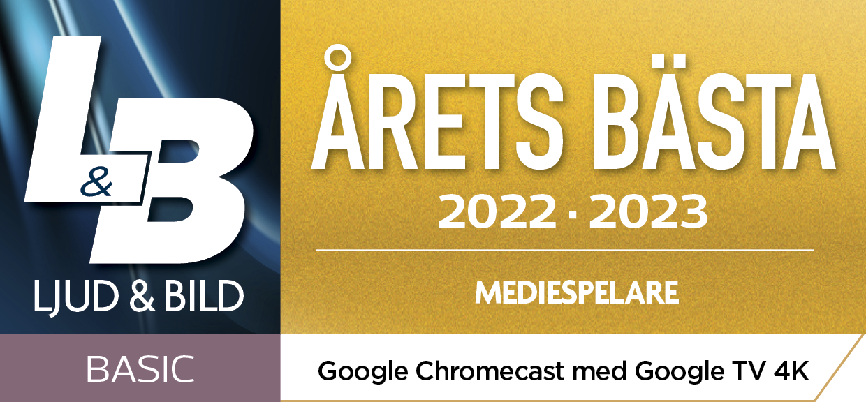 Denna produkt är utnämnd som den bästa produkten i sin kategori i årets stora produkttest hos tidningen Ljud & Bild. Se alla tester nedan!