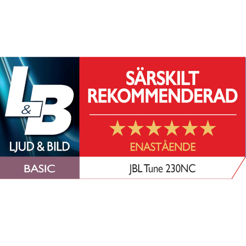 "Bra ljud, vilket blir ännu bättre med EQ-inställningar. Brusreduceringen fungerar, och talkvaliteten är bland de bästa i prisklassen. God komfort."